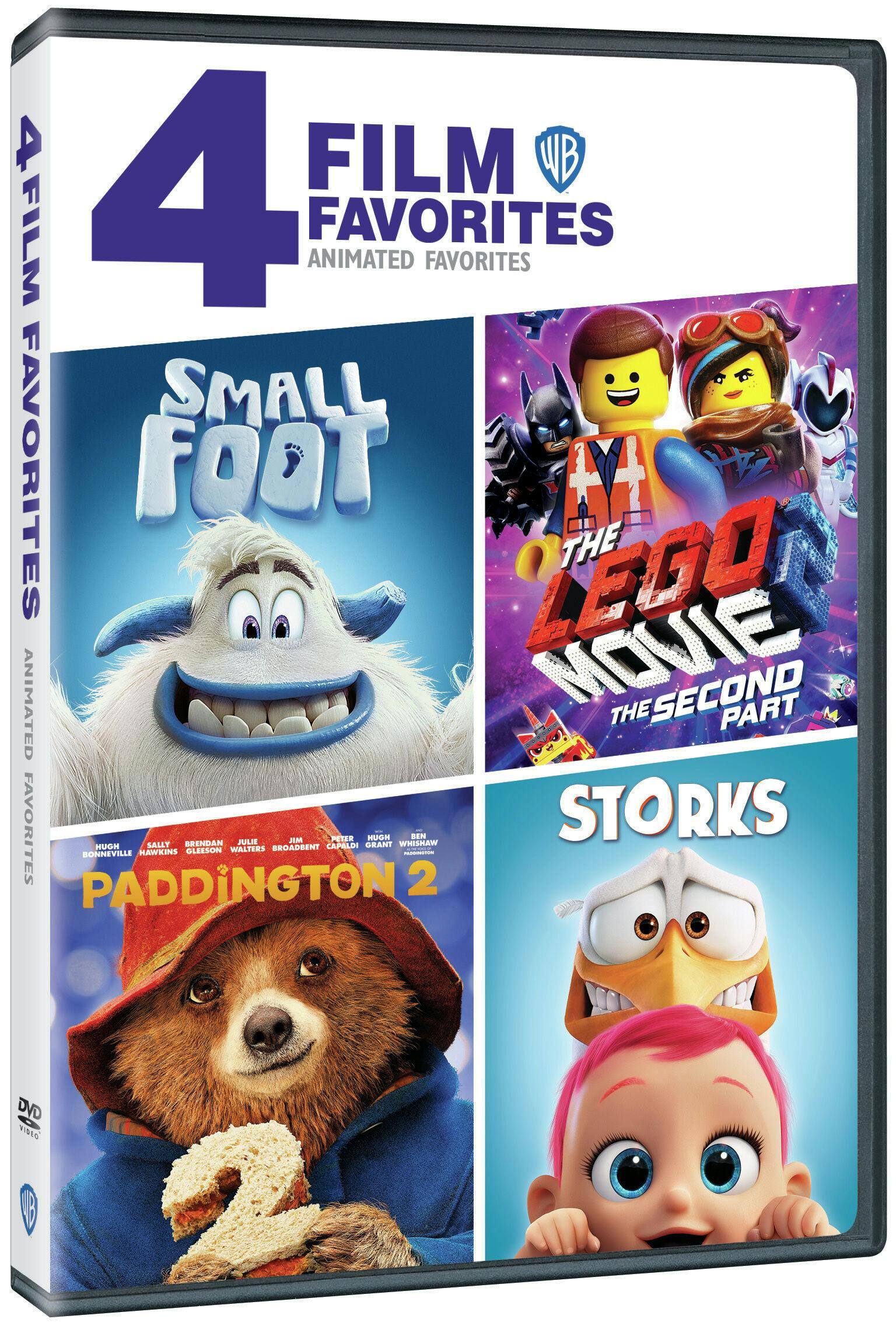 Smallfoot/The LEGO Movie 2/Paddington 2/Storks [DVD] [Standard