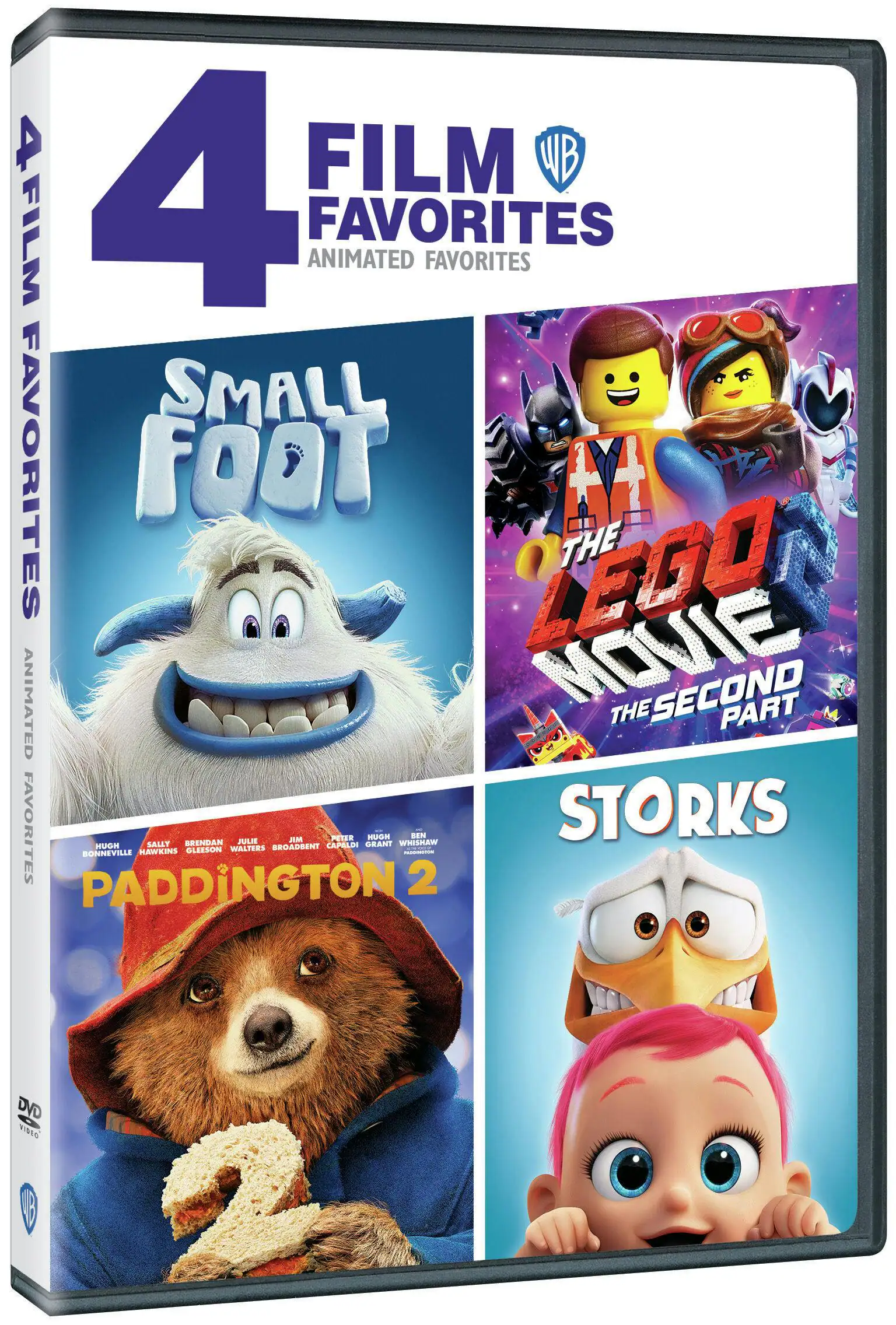 Angle. Smallfoot/The LEGO Movie 2/Paddington 2/Storks [DVD].