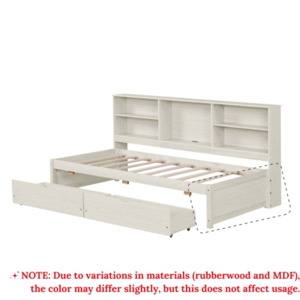 NOTE: Due to variations in materials (rubberwood and MDF), the color may differ slightly, but this does not affect usage.