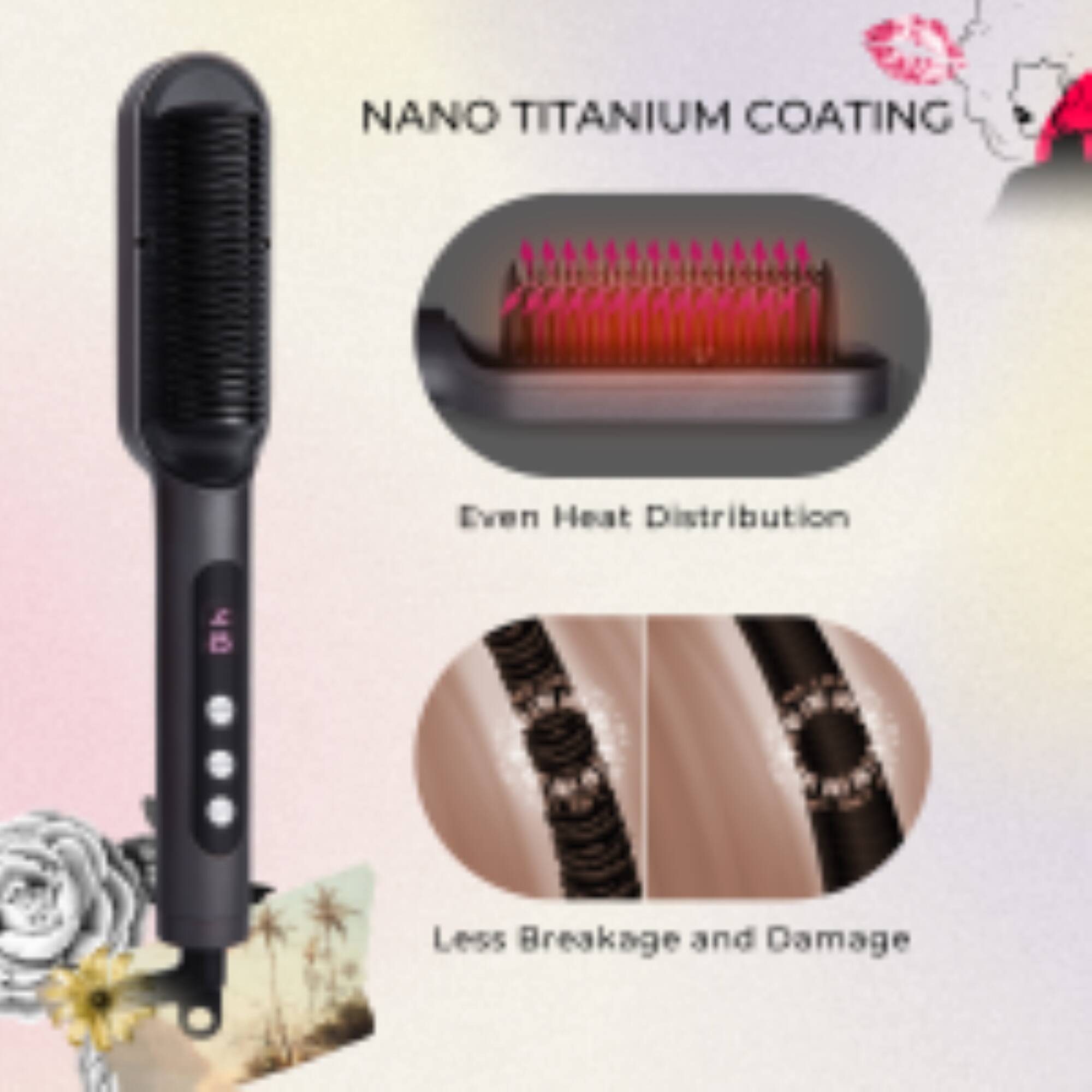NANO TITANIUM COATING

- Even Heat Distribution
- Less Breakage and Damage