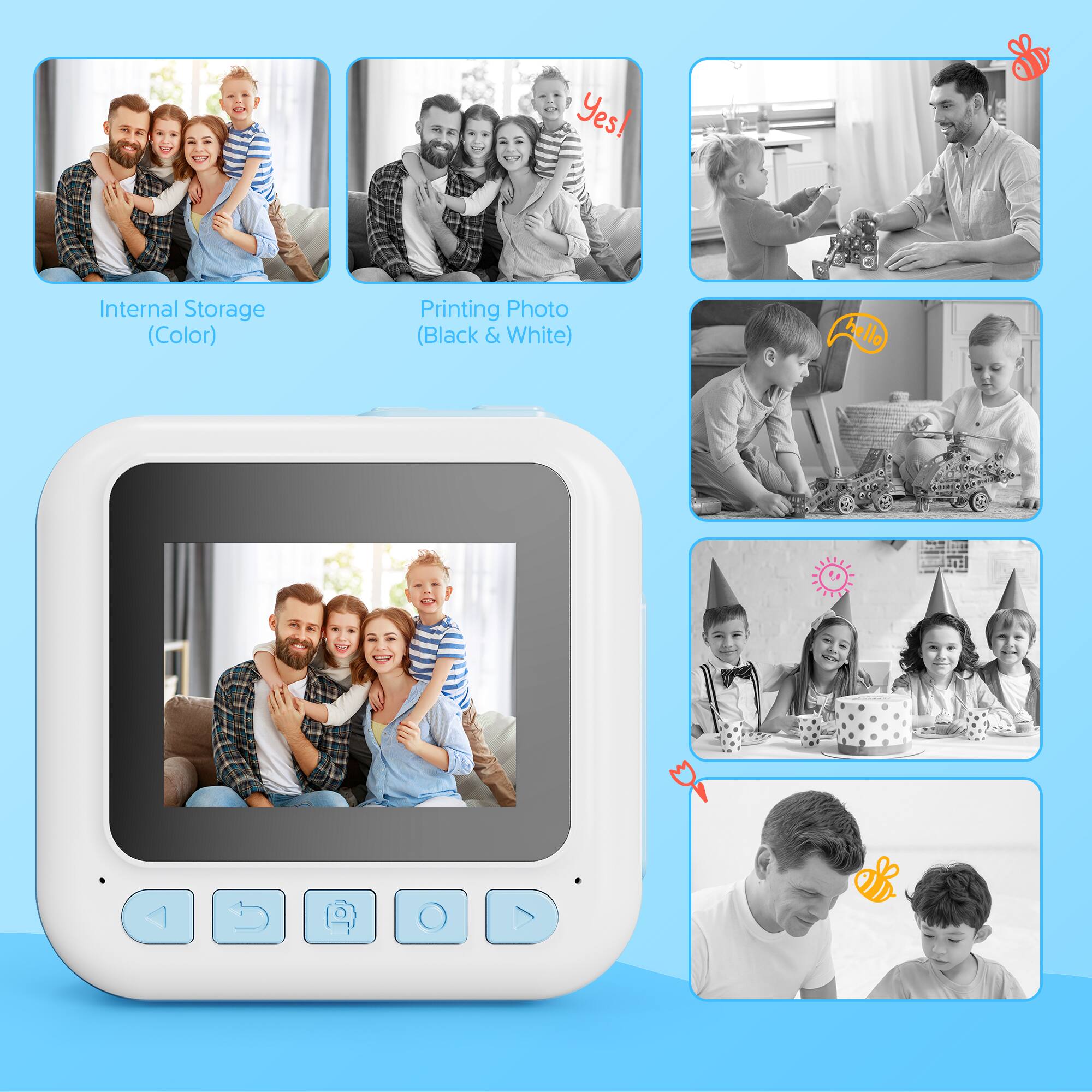 Internal Storage (Color), Printing Photo (Black & White), Yes!