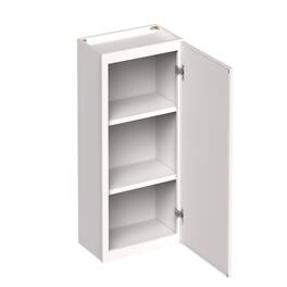 Boyel Living - 21-in W x 30-in H x 12-in D Slim Shaker RTA Kitchen Wall Cabinet with Soft-Close - Snow White