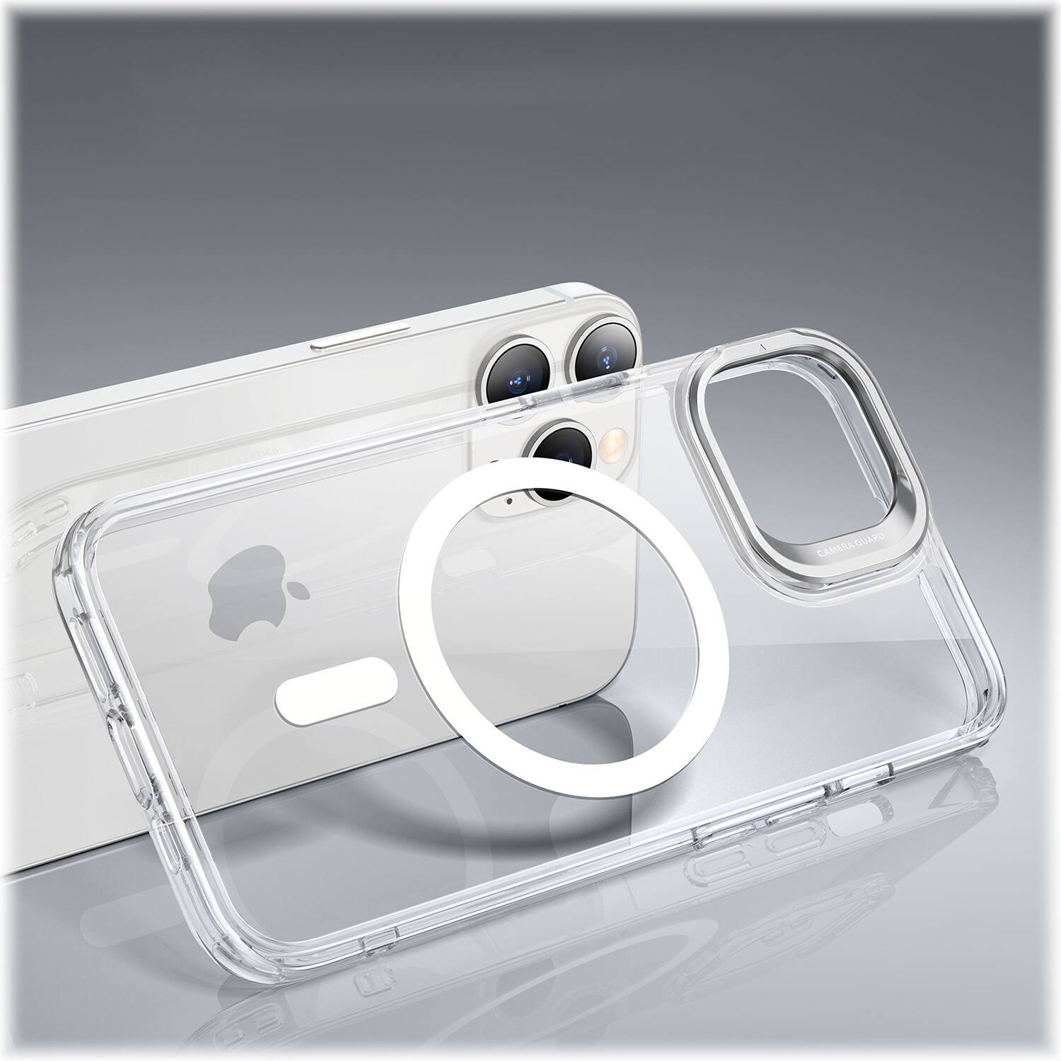 Alt View 16. SaharaCase - Hybrid-Flex Kickstand Case for Apple iPhone 14 Pro - Clear.