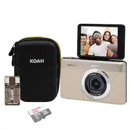 Kodak - PIXPRO C1 Friendly Zoom 13MP 1080p Digital Camera (Tan) Bundle