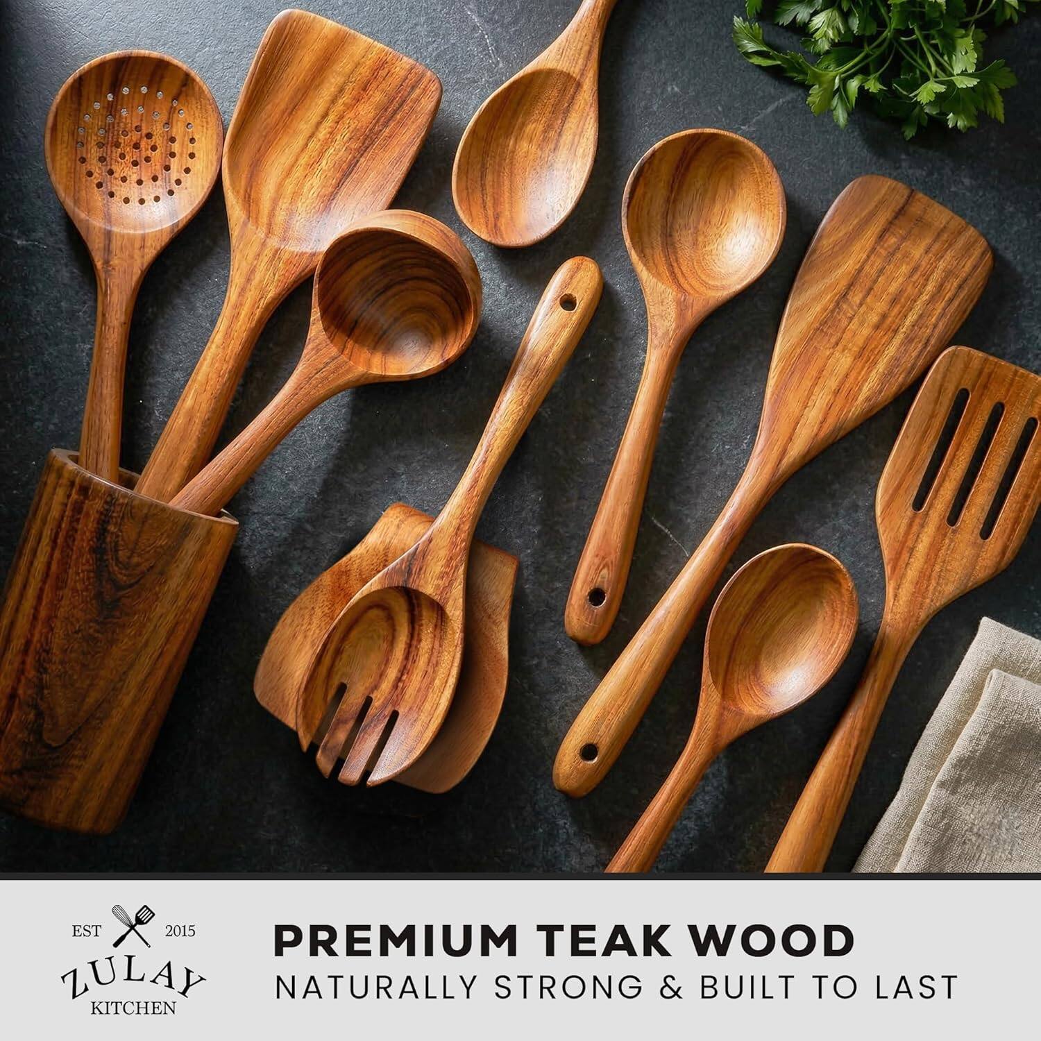 EST 2015 PREMIUM TEAK WOOD ZULAY NATURALLY STRONG & BUILT TO LAST KITCHEN