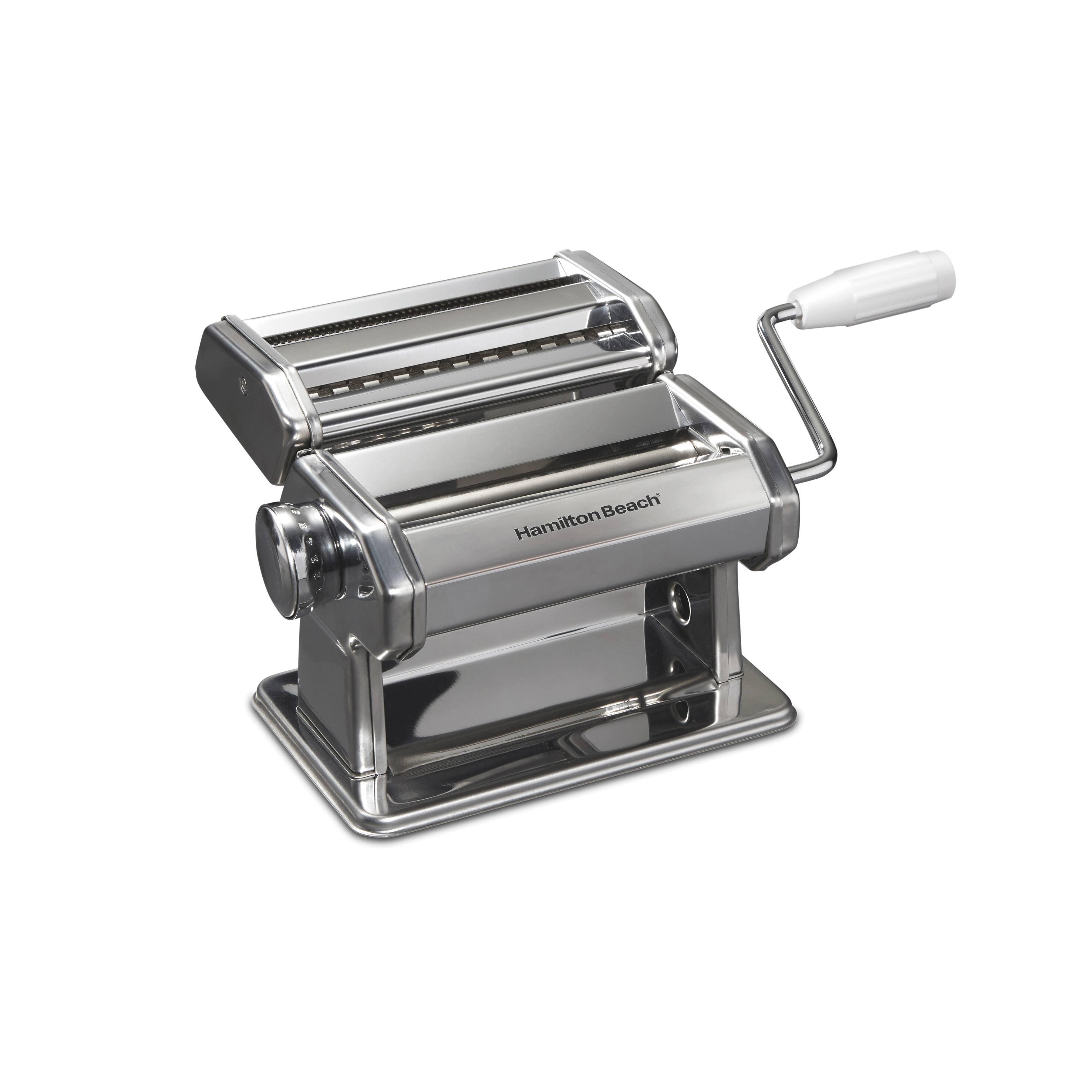 Angle. Hamilton Beach - Traditional Pasta Machine - STAINLESS STEEL.