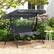 Alt View 1. Costway - Patio 3 Seats Canopy Swing Glider Hammock Steel Frame Cushioned Backyard - Grey.