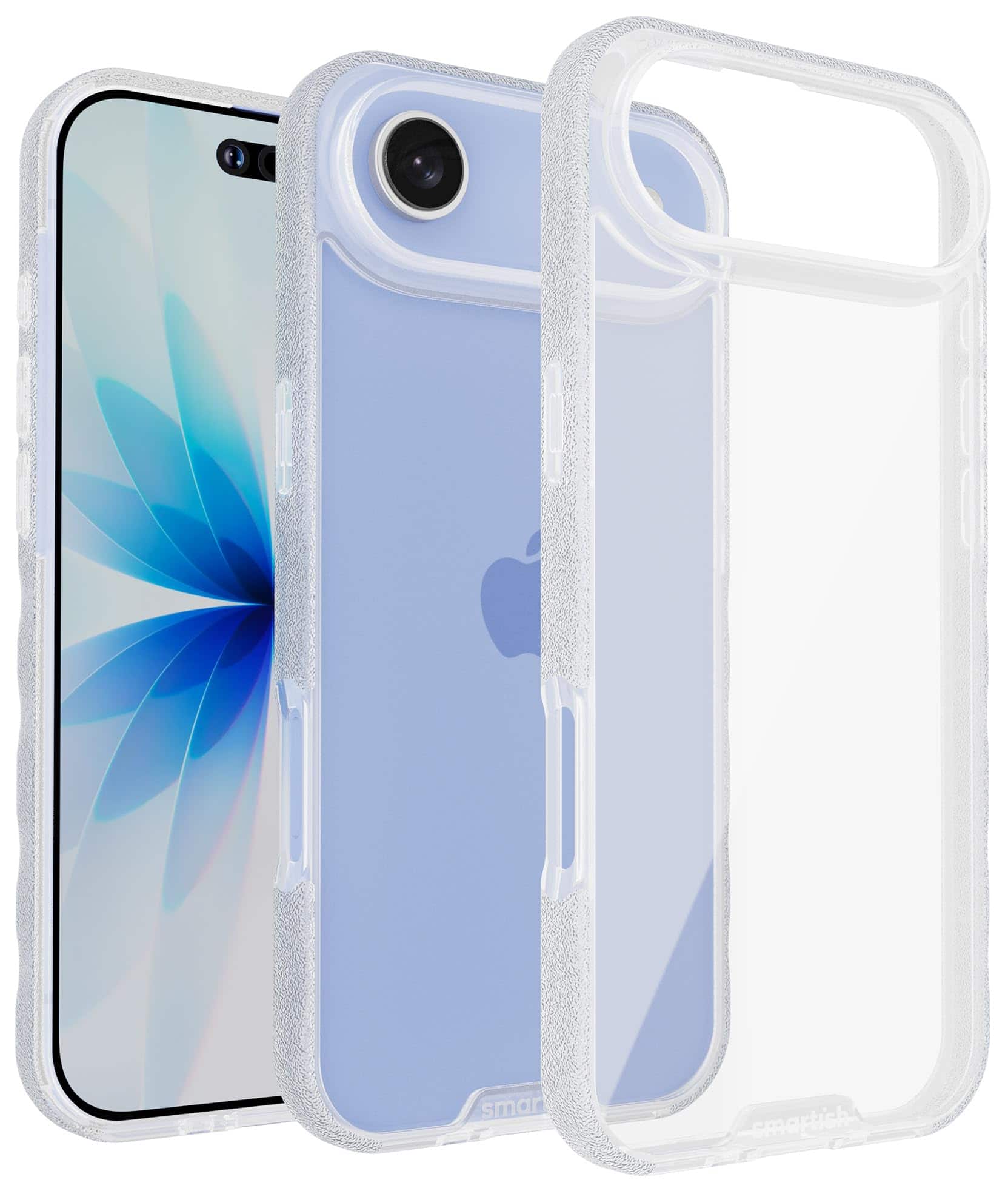 Smartish - iPhone Air Clear Case - Gripmunk Protective Slim Grip Anti-Yellowing Cover - Clearly Clear