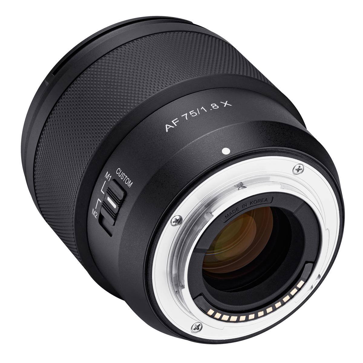 AF 75/1.8 X  
CUSTOM  
M1  
M2  
MADE IN KOREA