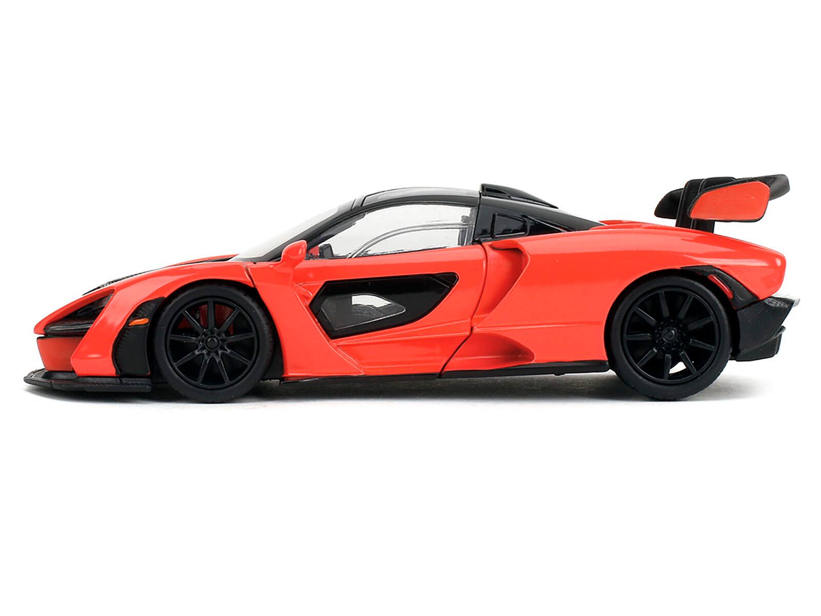Left. Jada - McLaren Senna Red and Black "Fast X" (2023) Movie "Fast & Furious" Series 1/32 Diecast Model Car by Jada - Red and Black.