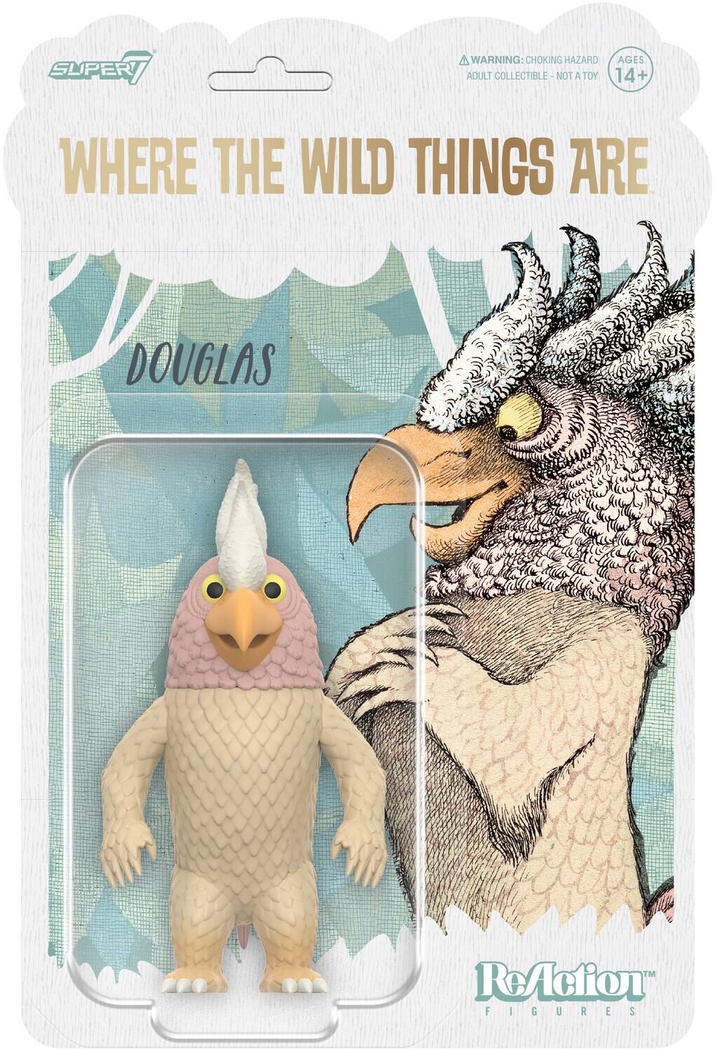 Super7 - Where The Wild Things Are - ReAction Figures Wv1 - Douglas (Monster) - Collectibles