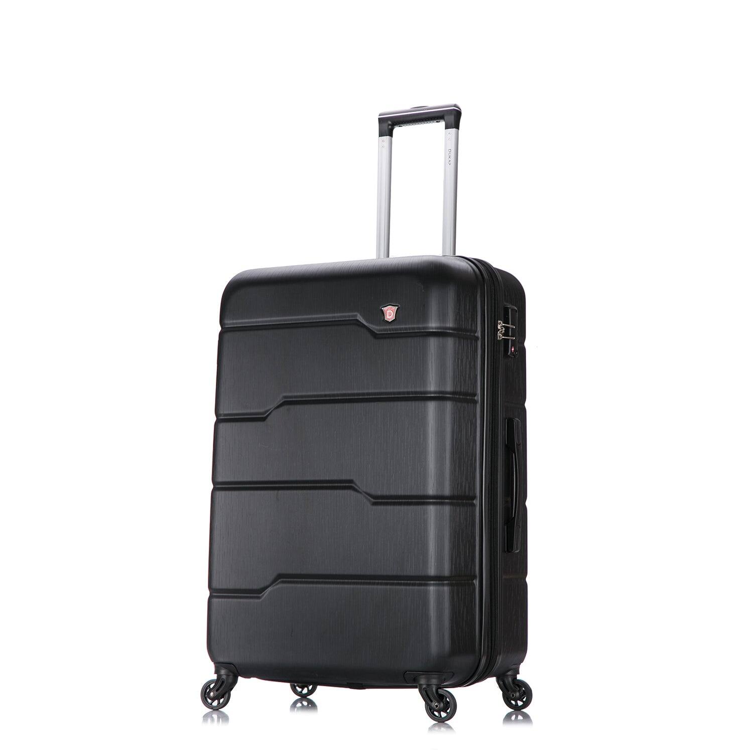 DUKAP - Rodez Lightweight Hardside Spinner Luggage 28" - Black