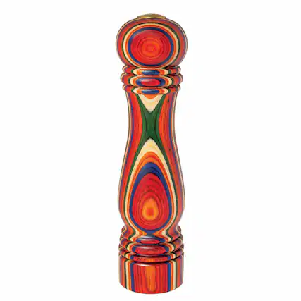 Front. Baltique - Marrakesh Collection Refillable Salt Shaker - Red, Blue, Green, Orange.
