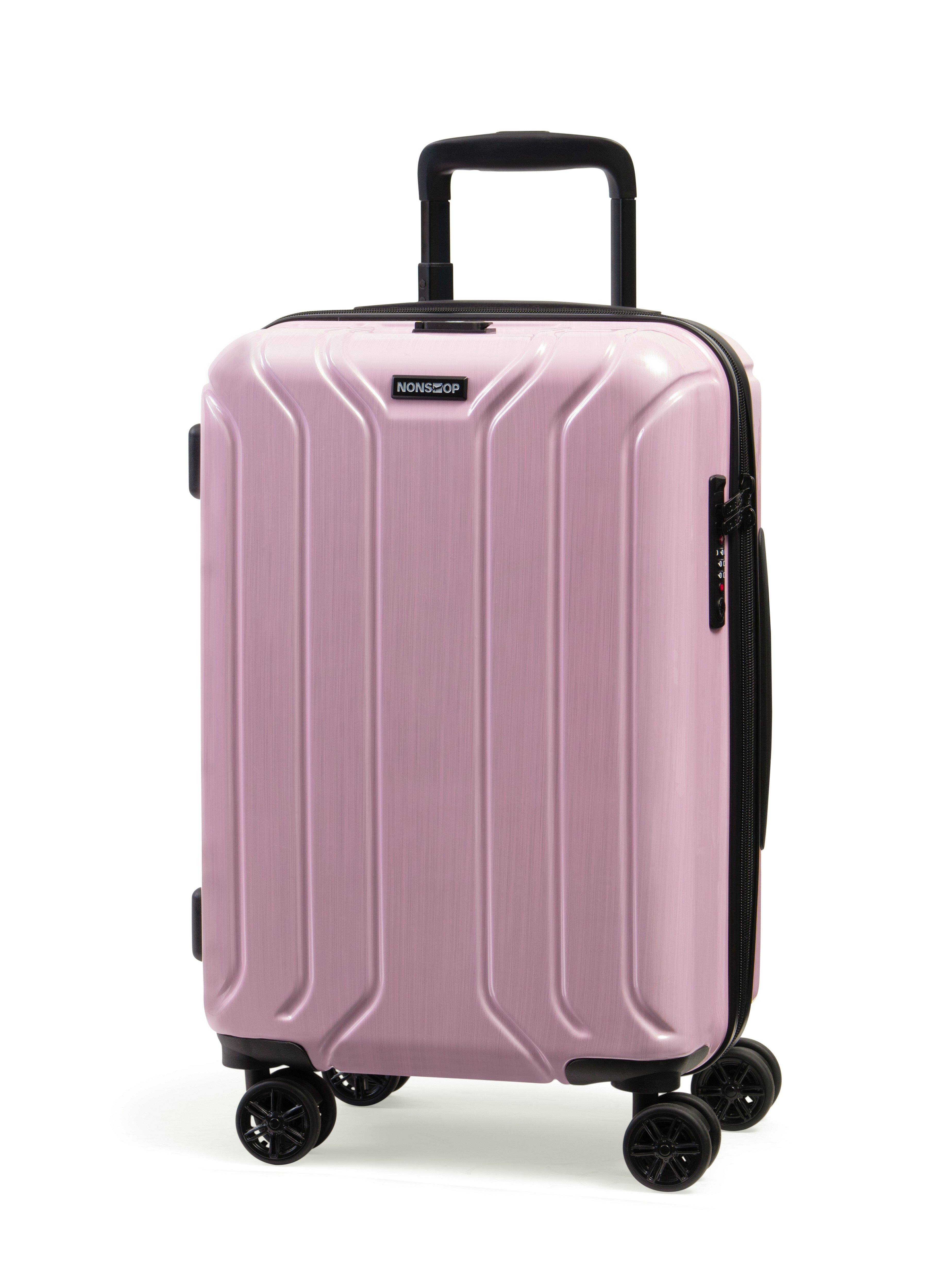 Alt View 2. Nonstop - New York Elite 3 Piece (20"/24"/28") Luggage Set With Powerbank & 3 Packing Cubes - Blush Pink.