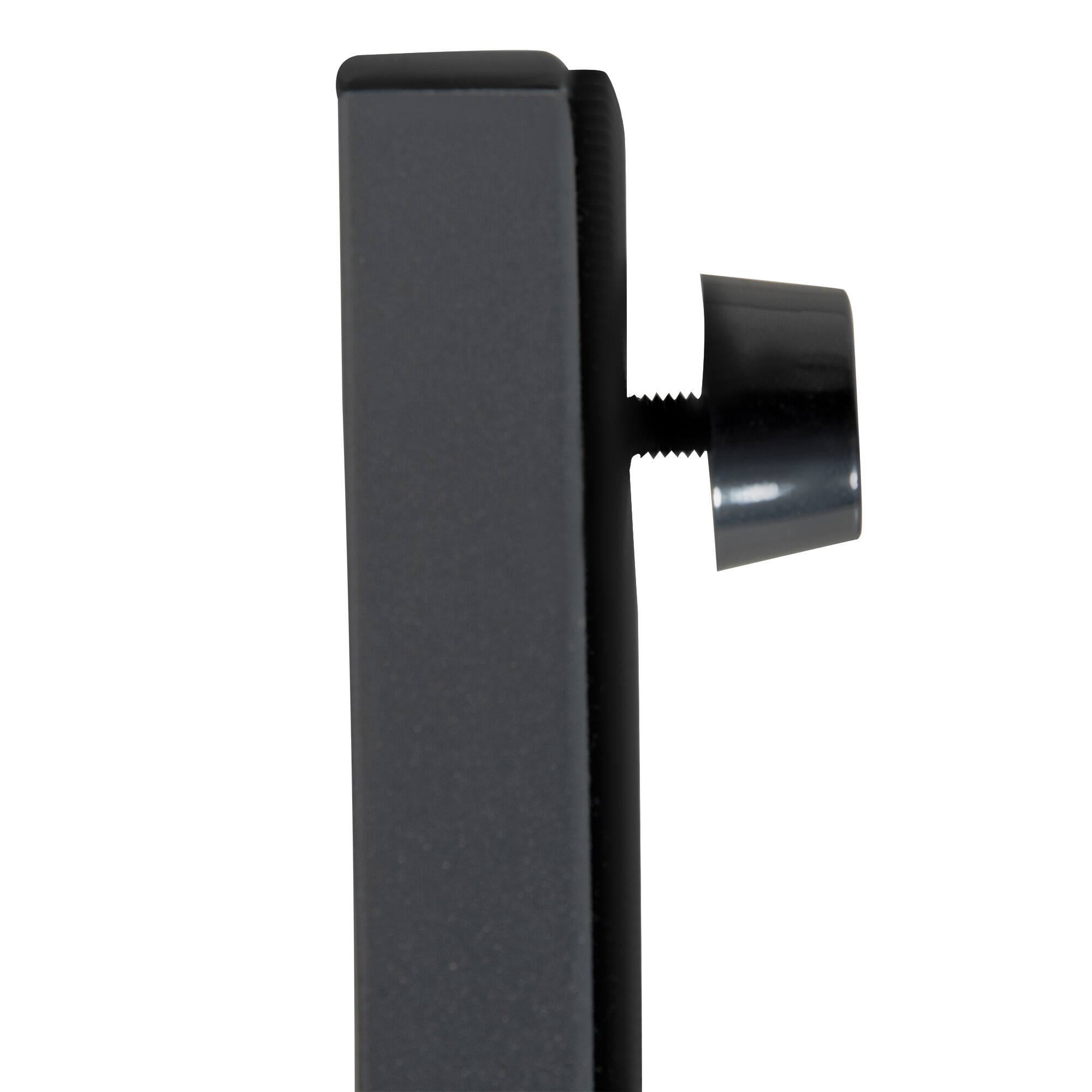 Alt View 8. Outsunny - Outdoor Wicker Rocking Chair with Wide Seat, Thickened Cushion, Rattan Rocker with Steel Frame - Dark Blue.