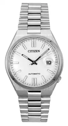 Citizen - Tsuyosa Automatic 21 Jewels NJ0150-81A Mens Watch White Dial Stainless Steel 50M - Silver, White