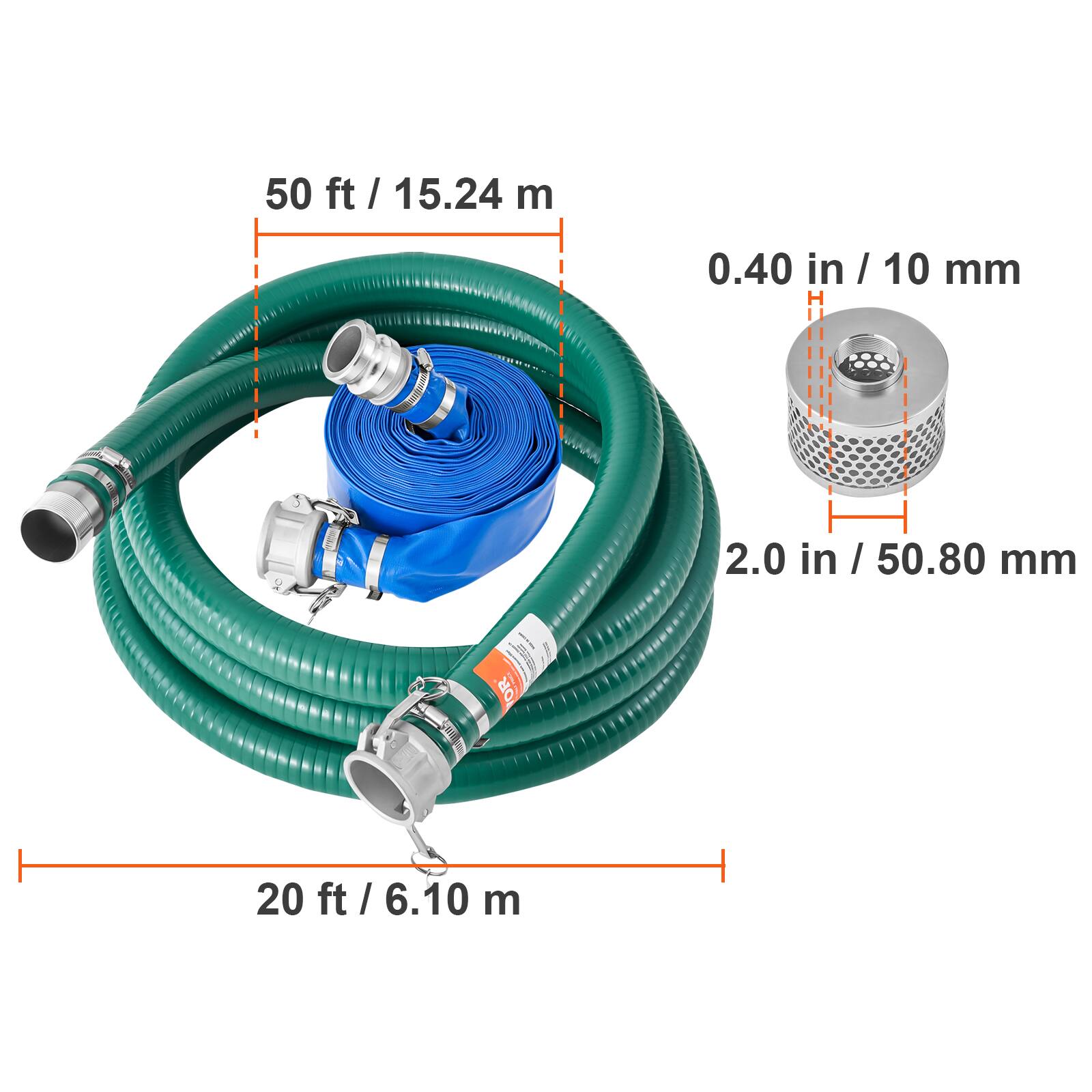 50 ft / 15.24 m  
0.40 in / 10 mm  
COMPANY  
2.0 in / 50.80 mm  
1  
OR  
20  
6.10 m