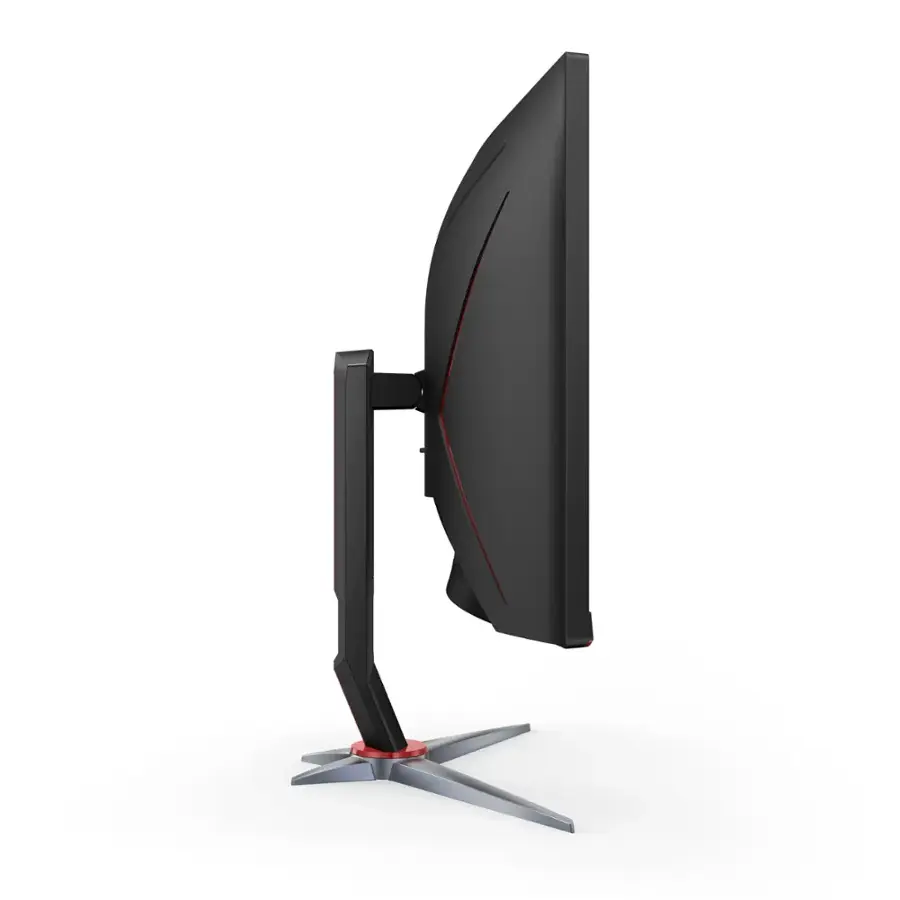 Alt View 13. AOC - CU34G2XP 34" VA Curved Gaming Monitor, WQHD (3440x1440), 180Hz, 1ms, Freesync, HDR 400 - Black/Silver/Red.