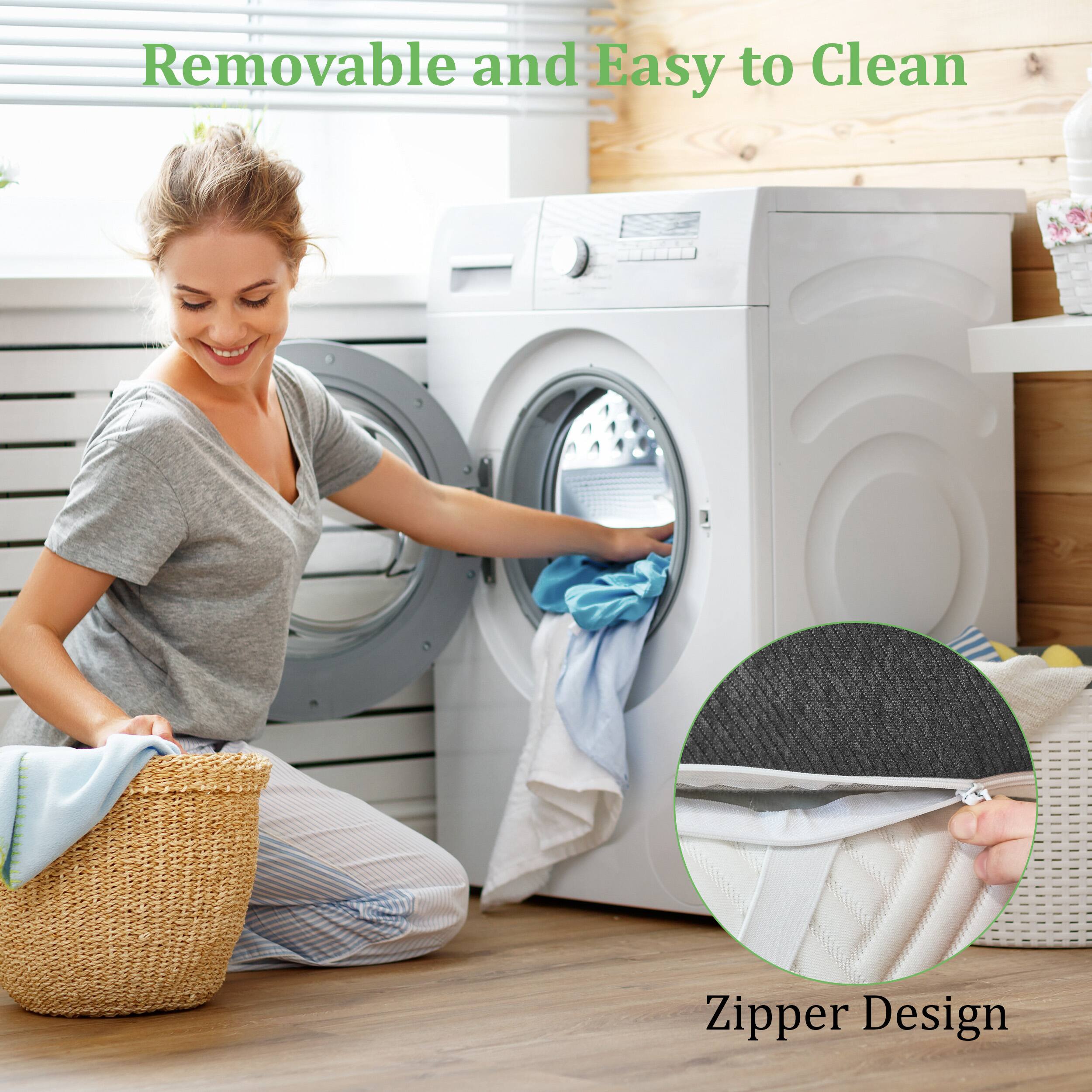 Removable and Easy to Clean Zipper Design