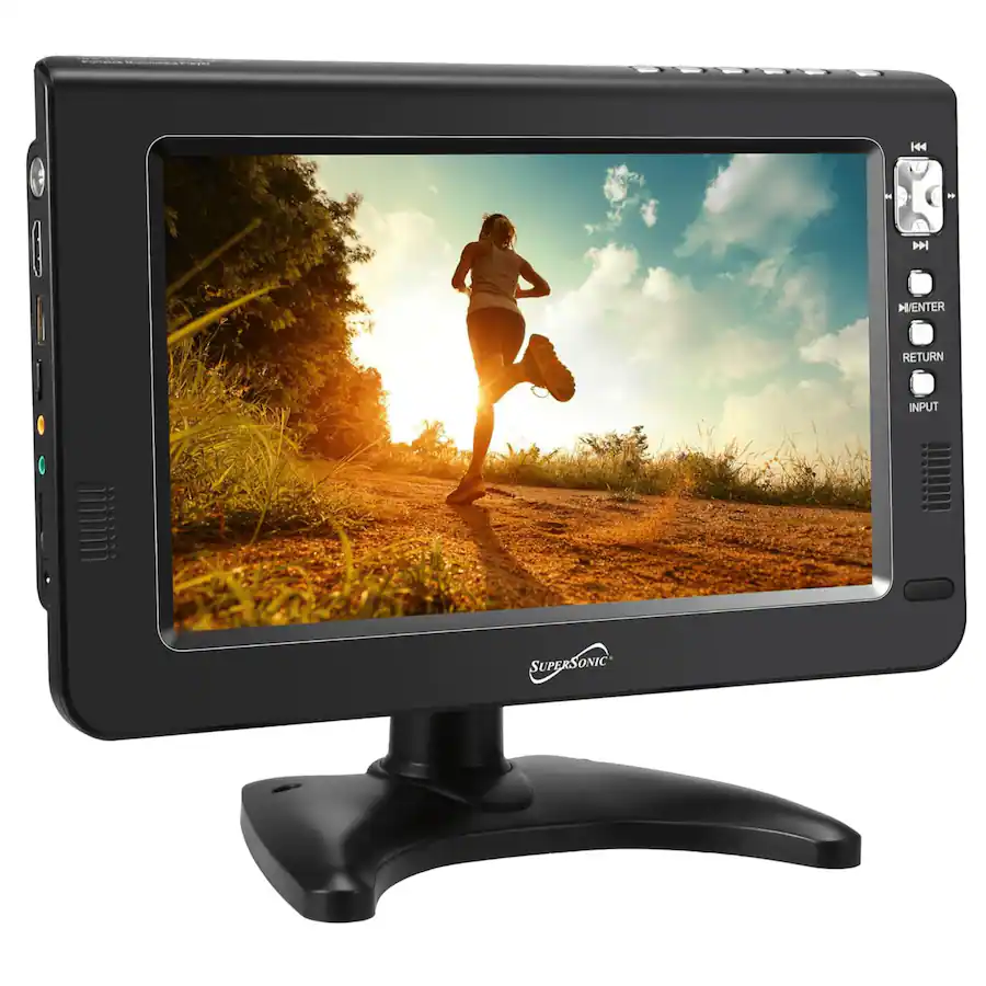 9 Inch Android Tv Supersonic Portable 9 inch LCD TV with Built in Digital Tuner ...