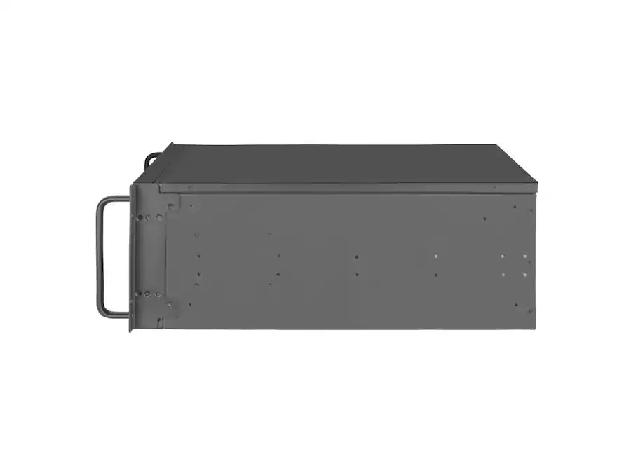 Silver Rack Chassis Faceplate SilverStone 4U rackmount server chassis with liquid cooling ...