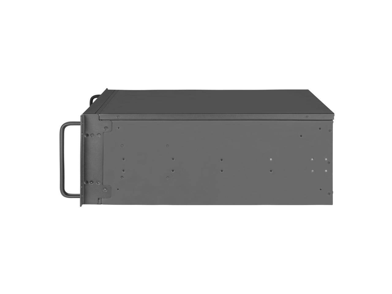 Alt View 6. SilverStone - SilverStone 4U rackmount server chassis with liquid cooling compatibility,RM42-502 - Silver.