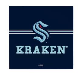 Evergreen Enterprises - Seattle Kraken 12" x 12" Wood Wall Sign - Multicolor