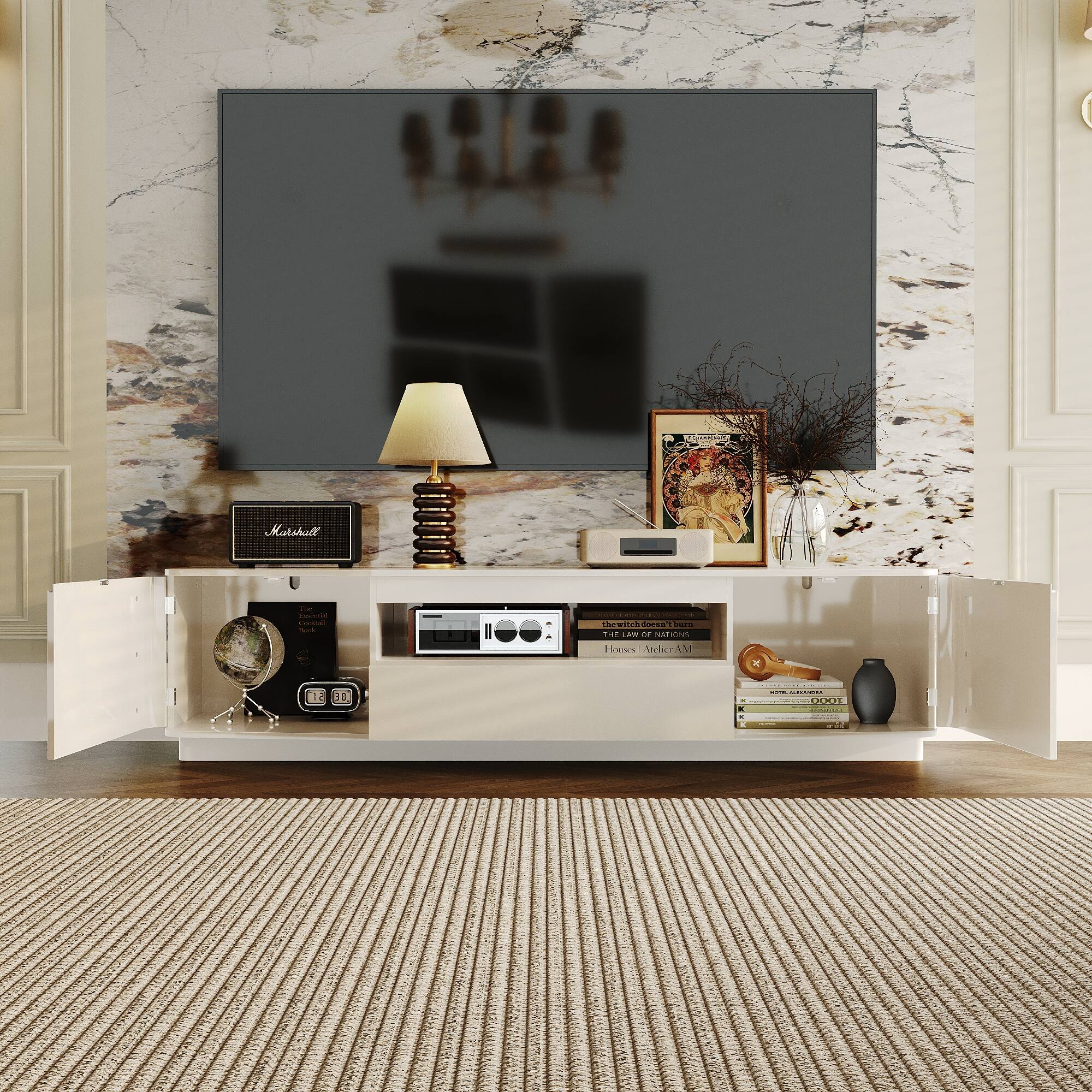 The text on the image is: 

- "Marshall"
- "The witch doesn't burn"
- "The Law of Nations"
- "Honesty Mother AM"
- "Hotel Administrator"

Grouped together, it reads:

"Marshall - The witch doesn't burn - The Law of Nations - Honesty Mother AM - Hotel Administrator"