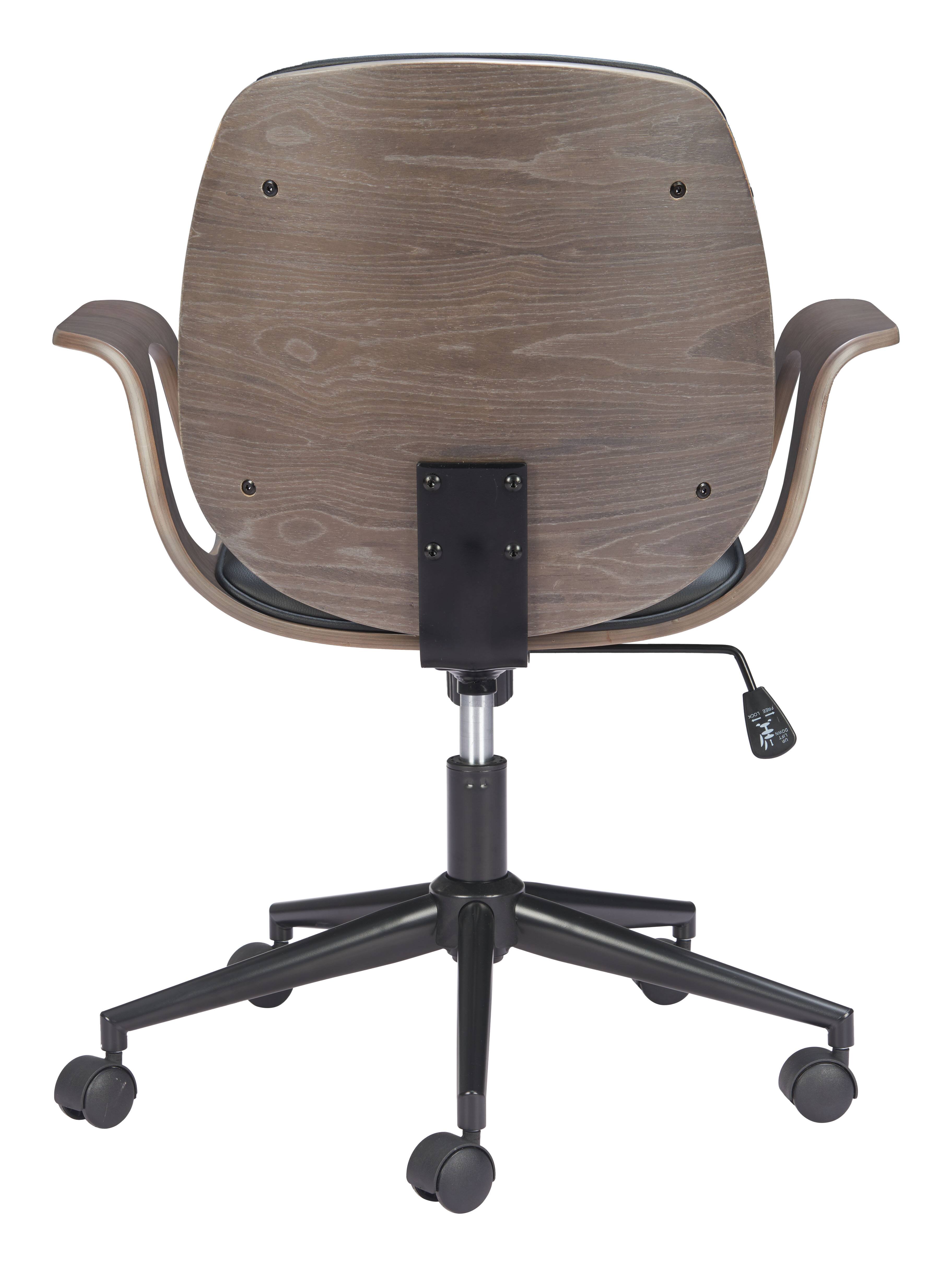 Alt View 2. Hivvago - Ali Office Chair Black - Black.