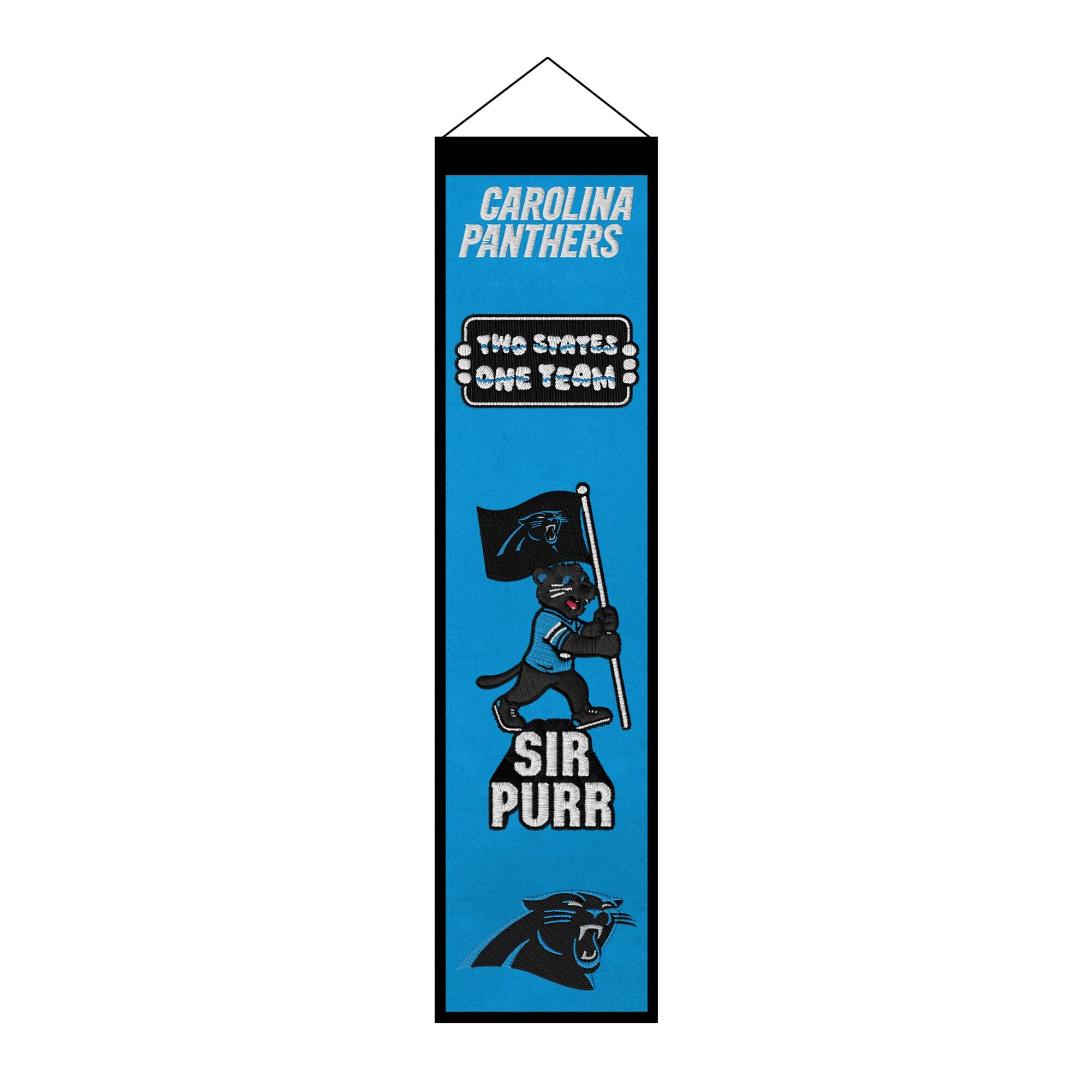 Sporticulture - Carolina Panthers 8" x 32" Icons Banner - Multicolor