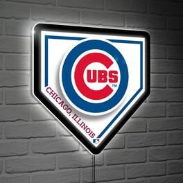 Evergreen Enterprises - Chicago Cubs LED Wall Home Plate - Multicolor