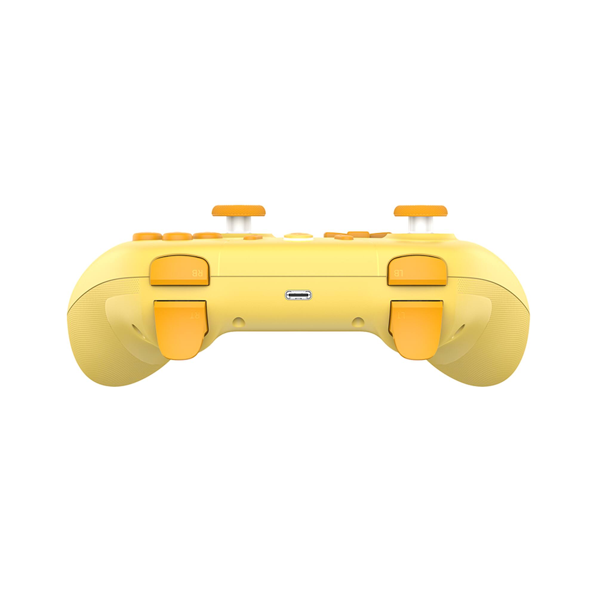 Left. GameSir - Nova Lite Wireless Controller for Windows PC, iOS, Android, Switch/Steam Deck, w/ Hall Effect, Turbo, Rumble Vibration - Yellow.