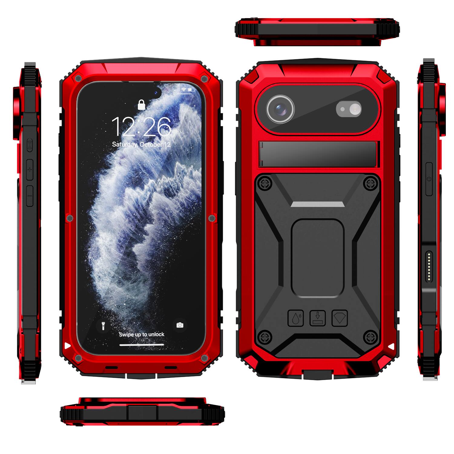 12:26 Saturday October 12  
Swipe up to unlock