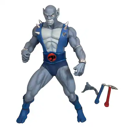 Front. Mezco Toyz - ThunderCats Panthro 14 Inch Mega-Scale Action Figure.