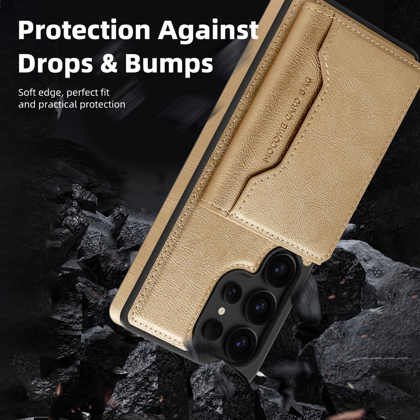 Protection Against Drops & Bumps  
Soft edge, perfect fit and practical protection