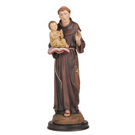 FC Design - 12"H Saint Anthony Anthony of Padua Holy Figurine Statue Desk Tabletop Home Decor Gift - Multi-Color