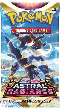 Pokémon - Pokemon TCG Sword & Shield Astral Radiance Booster Pack - 10 Cards