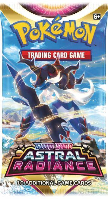 6+ Pokémon™ Trading Card Game  
Sword & Shield Astral Radiance  
10 Additional Game Cards