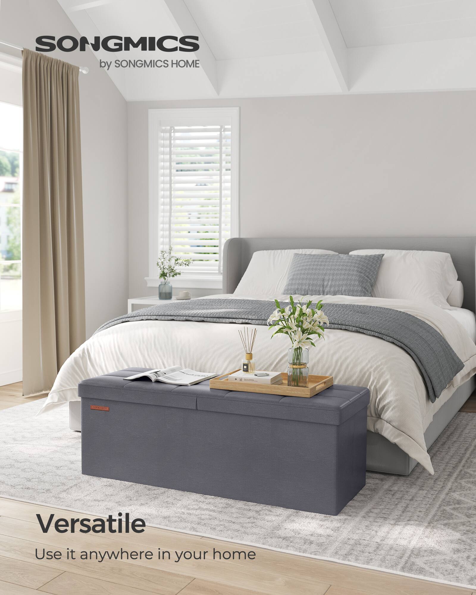 SONGMICS  
by SONGMICS HOME  

Versatile  
Use it anywhere in your home