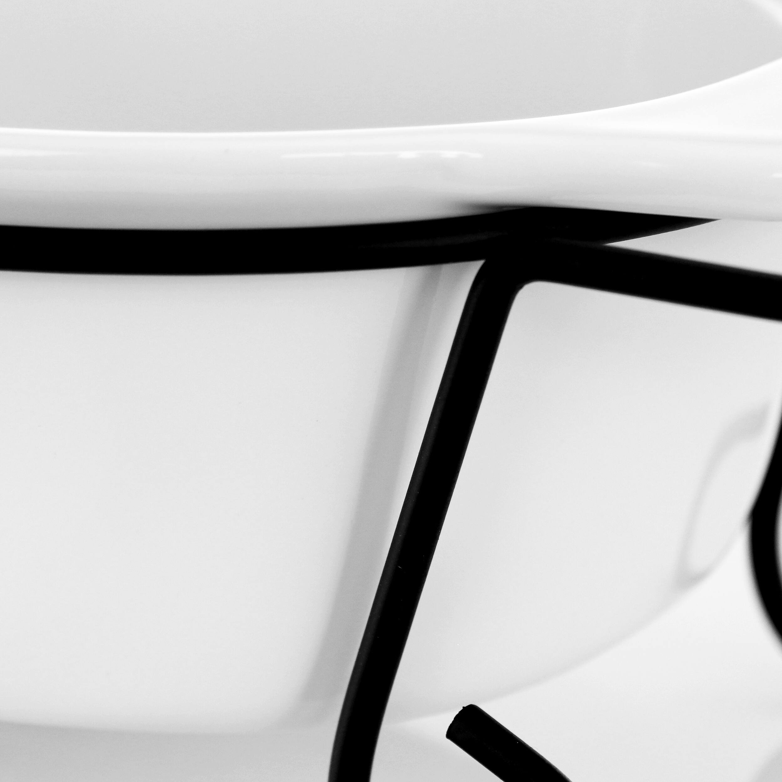 Alt View 2. Gibson - Gibson Elite Gracious Dining 2 Piece Oval Stoneware Bakeware with Lid and Metal Rack - White.