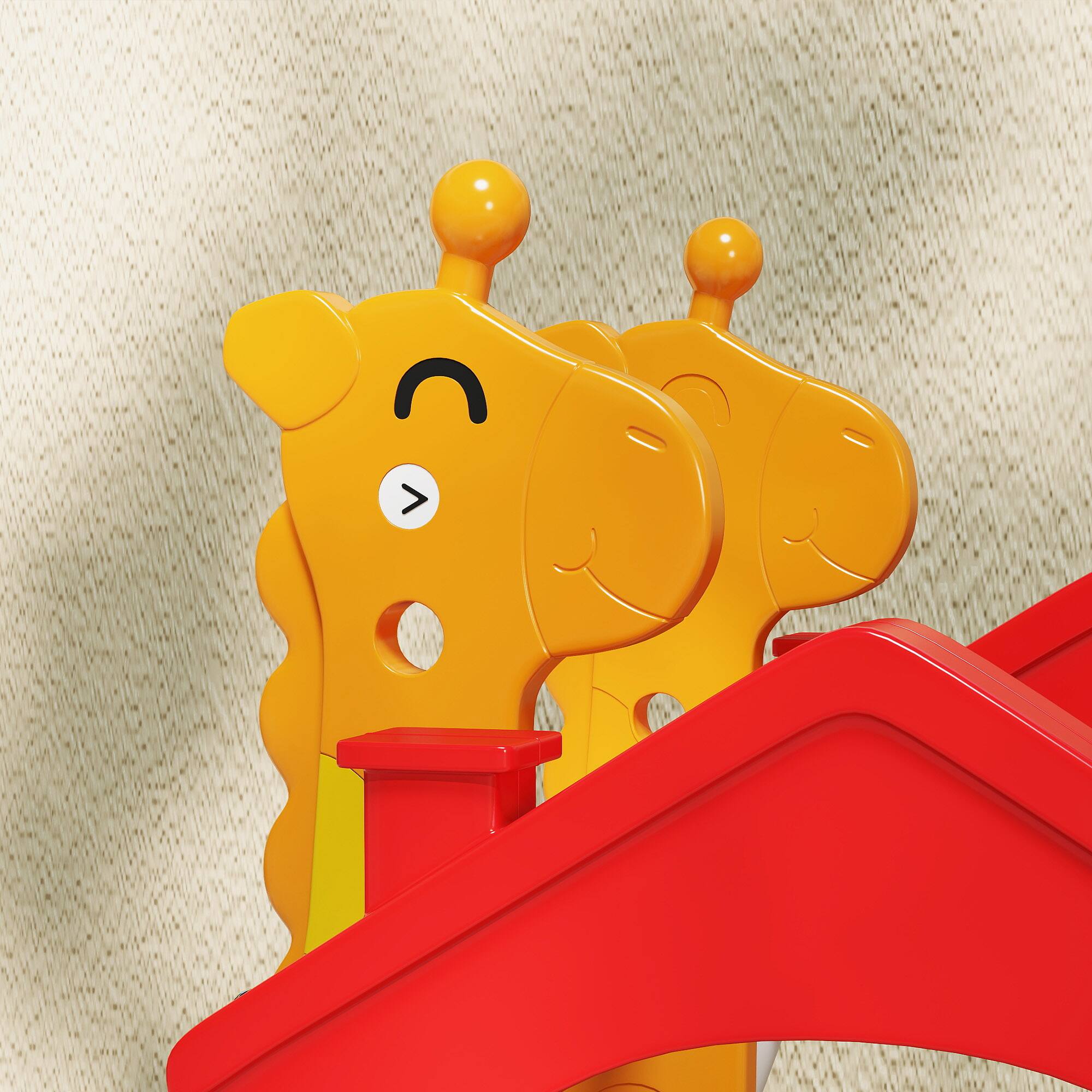 Alt View 7. Qaba - Kids Indoor Swing with Double Seats, Toddler Swing Set with Safety Belts for Aged 3-5, Play Room - Mixed-color.