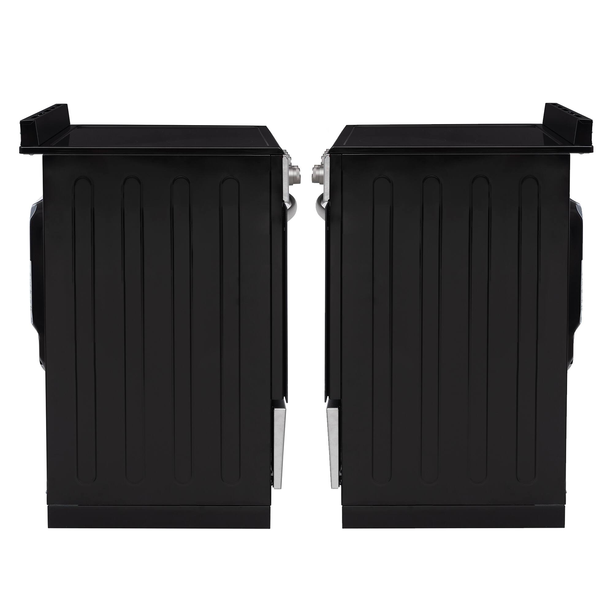 Alt View 9. Equator - Equator 20" Electric Cooking Range with 4 Ceramic Burners, Convection Oven, Air Fryer, Bake, Grill + Drawer (220V) - Stainless.