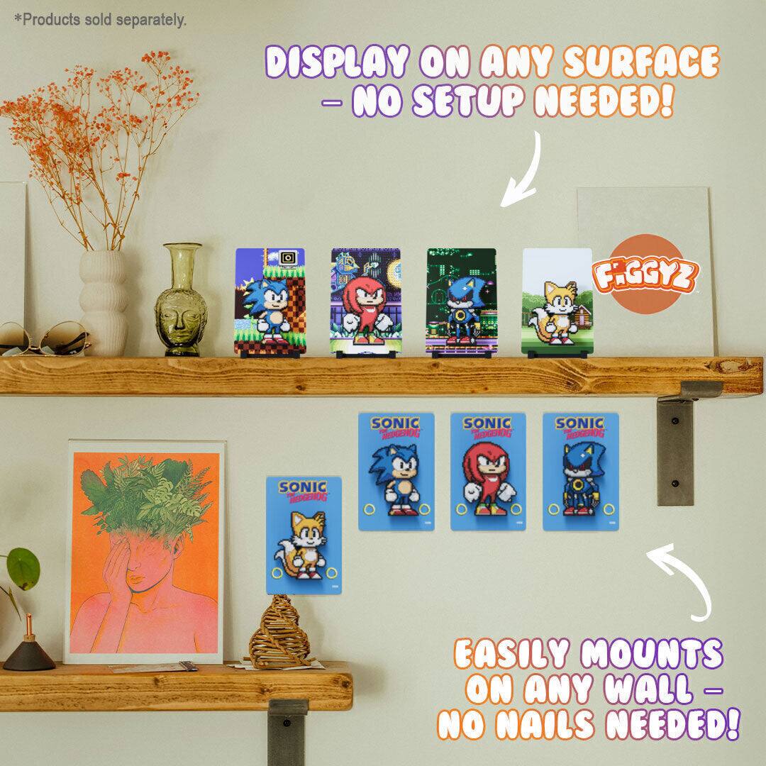 *Products sold separately.

DISPLAY ON ANY SURFACE - NO SETUP NEEDED!

EASILY MOUNTS ON ANY WALL - NO NAILS NEEDED!