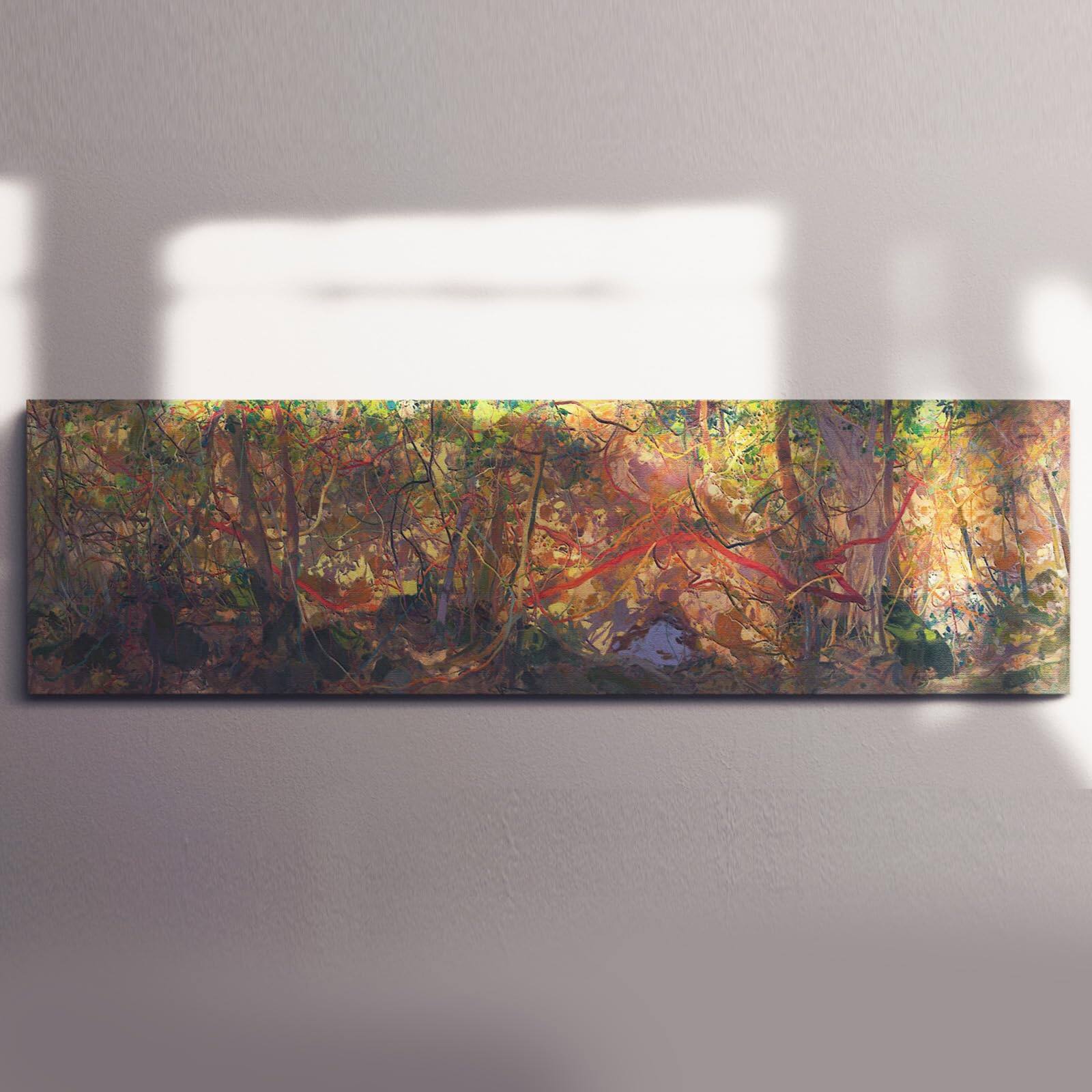 Alt View 6. Hanke - Vine Wall Art Canvas Living Room Landscape Picture Forest Painting Bedroom Modern Large Artwork - Default.
