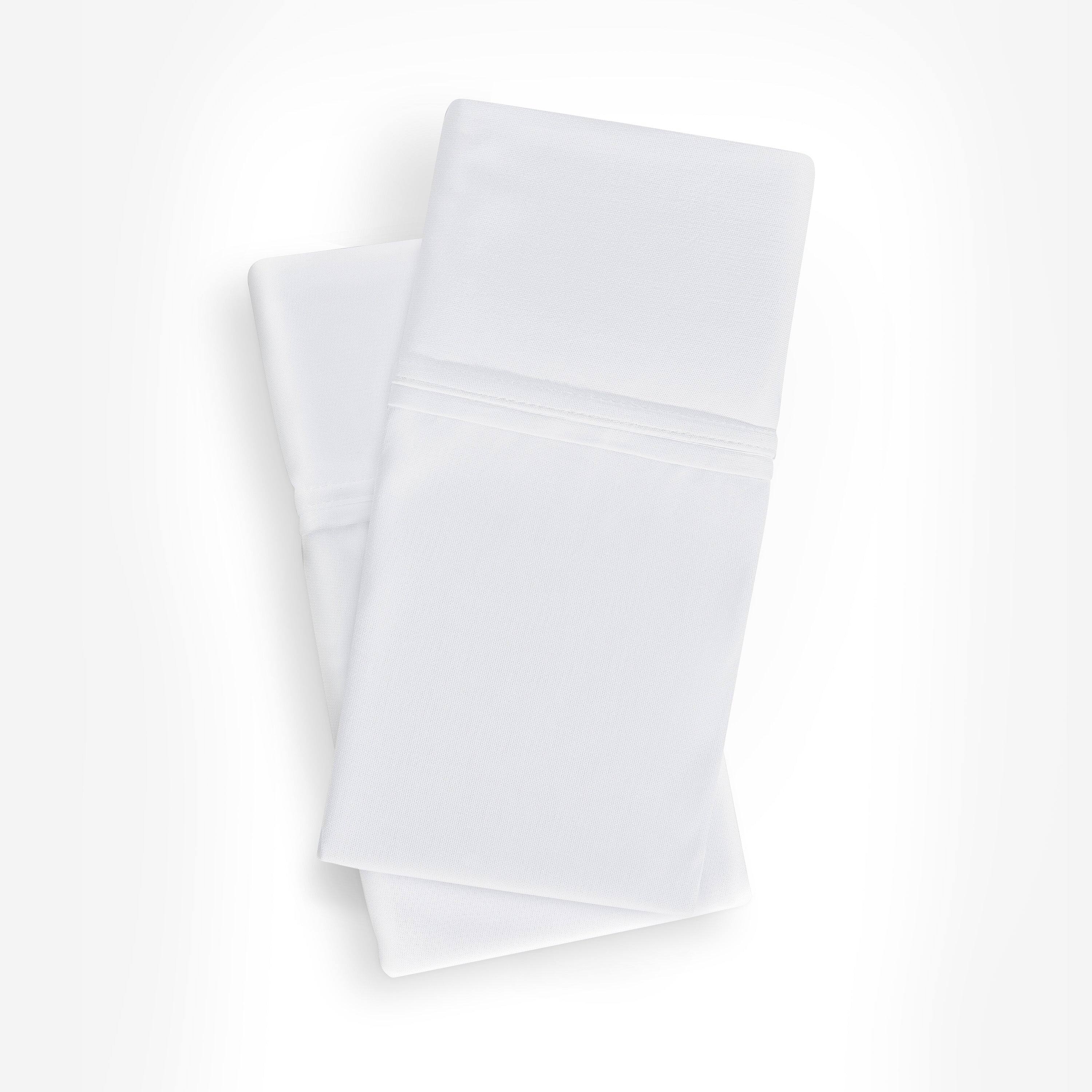 Back. Bedgear - Ver-Tex Pillowcase Set - Bright White, Queen - bright-white.