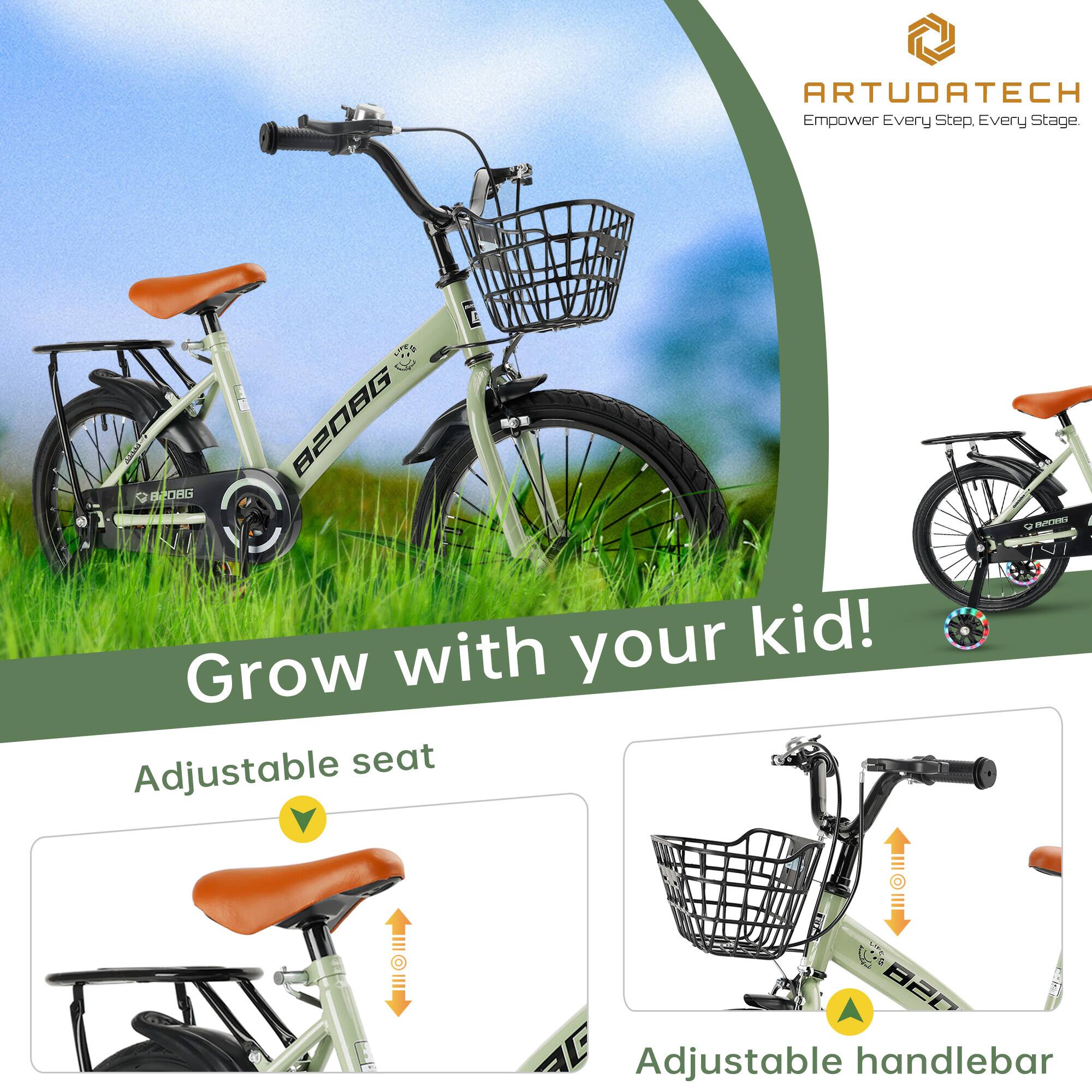 ARTUDATECH  
Empower Every Step, Every Stage.

B208G

Grow with your kid!

Adjustable seat

Adjustable handlebar