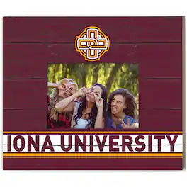 Jardine - Iona University Gaels 11'' x 13'' Team Spirit Scholastic Picture Frame - Maroon