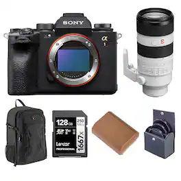 Bundle - Sony - Alpha a1 Camera w/FE 70-200mm f/2.8 GM OSS II Lens, w/Included Value