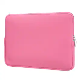 Unique Bargains - Laptop Case - Polyester Computer Sleeve Carrying Bag, Waterproof Protective Cover for 13" Notebook - Pink