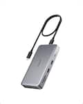 Anker - USB-C Hub (10-in-1, Dual 4K HDMI) Docking Station Dual Monitor, with Max 100W Pd-in